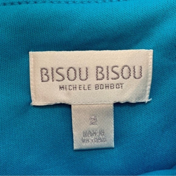 Bisou Bisou Michele Bohbot Bodycon Textured Y2K Dress 2 - Picture 11 of 15